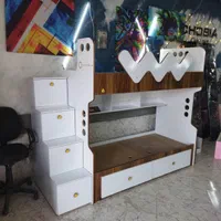 تخت خواب دوطبقه رویا|تخت و سرویس خواب|کرمان, |دیوار