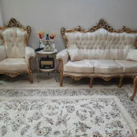 مبلمان ۹ نفره استیل منبت کاری نو مناسب جهیزیه|مبلمان خانگی و میز عسلی|تهران, نیکنام|دیوار