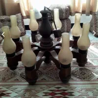 لوستر چوبی