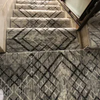 فرش وینتج نقره ای موکت مدرن ۱۰۳۳