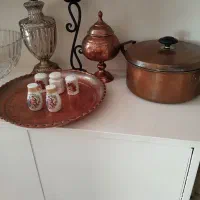 ظروف مسی و کریستال قدیمی لوازم منزل|کلکسیون اشیاء عتیقه|تهران, هفت حوض|دیوار