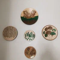 تابلو پنج عددی گل برجسته