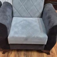 فروش مبل هفت نفره بدلیل فروش ویلا و مهاجرت|مبلمان خانگی و میز عسلی|چاف و چمخاله, |دیوار