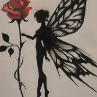 تابلو پروانه انسان نما