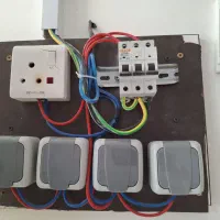 کابل برق۲۰متر(۳در۱۰افشان)وجعبه برق کامل