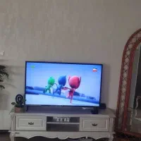 میز تلویزیون و لنسول با آینه