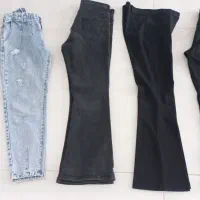 شلوار لی و پارچه ای