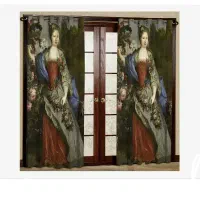 پرده مخمل  . دو تکه .نو‌.بسیار زیبا