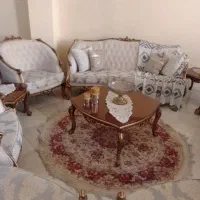 مبل ۷ نفره استیل با ناهارخوری ۸ نفره