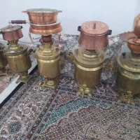 همه وسایل های برنج سماور هونگ دسته برنجی