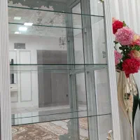 گنجه بوفه سفید طلایی ۴ طبقه|بوفه، ویترین، کنسول|گناباد, |دیوار