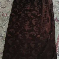 پرده قهوه‌ی ای