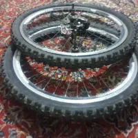 فروش دو عدد رینگ دوچرخه با لاستیک و تیوپ کاملا|دوچرخه، اسکیت، اسکوتر|باشت, |دیوار