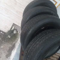 چهار حلقه لاستیک سایز۲۰۵ پژو بدون پارگی|قطعات یدکی و لوازم جانبی|لنگرود, |دیوار