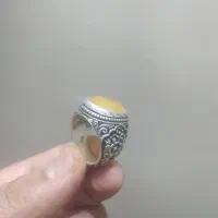 انگشتر نقره سنگ یاقوت طبیعی