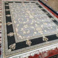 فرش زمردمشهد جفت ۹ متری طلاکوب تمام برجسته