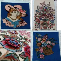 تابلو فرش دست بافت نو