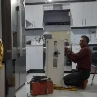 جوشکاری منبع ابگرمکن در منزل شما بدون جا به جای|خدمات پیشه و مهارت|تربت جام, معدآباد|دیوار