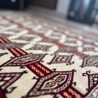 قالیچه ترکمن چله ابریشم|فرش|مشهد, هنرستان|دیوار