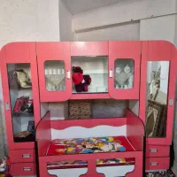 یک عدد کمد بچه بزرگ|تخت و صندلی بچه|قم, نیروگاه|دیوار