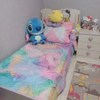 تخت،پاتختی و کمد سه در کودک