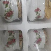 قندان چینی گل سرخ نو