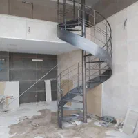 پله پیچ،ساده و معلق