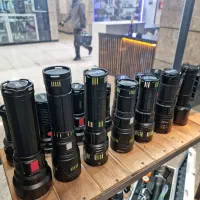 انواع چراغ قوه حرفه ای زوم دار شکاری کمپینگ