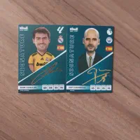 امضای پپ گویاردیولا و امضای کاسیاس