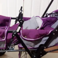 کالسکه دوقلو سالم وتمیز رودهن|کالسکه و لوازم جانبی|رودهن, |دیوار