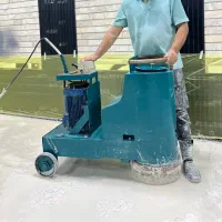 کفسابی پارکینگ حیاط نماشوی سابزن سنگ کف سابی امیدی