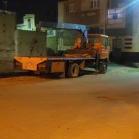 جرثقیل کفی خاور ایسوزو حمل تخلیه ۳تن.
