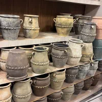 گلدان کوزه ای سفالی فقط380