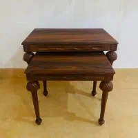 دوعدد میز جلو مبلی نو