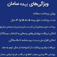 بیمه عمر و سرمایه گذاری سامان (سالیانه، سامان یار)|خدمات مالی، حسابداری، بیمه|تهران, سعادت‌آباد|دیوار