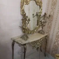 آینه و شمدان برنز