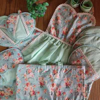 سرویس آشپزخانه دمکنی پیشبند و...|سفره، حوله، دستمال آشپزخانه|نیشابور, هفده شهریور|دیوار