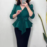 بلوز مجلسی کتی پاپیونی