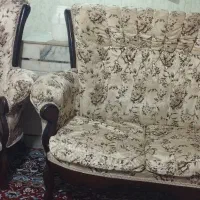 مبل هفت نفره عالی همراه عسلی