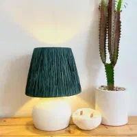 آباژور و لوستر های دست ساز رافیا و مکرومه|لوستر و چراغ آویز|رشت, جانبازان|دیوار