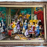 تابلوفرش دستبافت  زیبا و لاکچری جمع خانوادگی