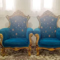 مبل سلطنتی ۹ نفره|مبلمان خانگی و میز عسلی|رباط‌کریم, |دیوار