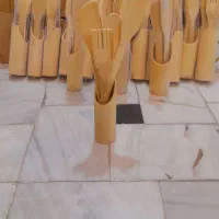 کفگیرهای چوبی بامبو اک|ظروف پخت‌وپز|قم, شهرک فاطمیه|دیوار