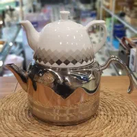 کتری قوری ۳ لیتر لوله ای دستیلوکس