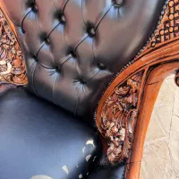 مبلمان اداری کلاسیک میز مدیریت جدید مبل رومانی|دفتر کار|تهران, یافت‌آباد|دیوار