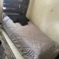 تخت خواب تک‌ نفره قفسه دار و کمد دار