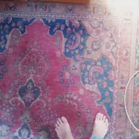یک تخته فرش دستباف قدیمی تقریباصدساله|فرش|ری, |دیوار