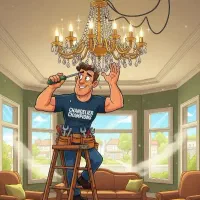 نصاب لوستر و کار های برق کشی ساختمان