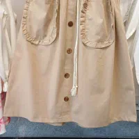 دامن کتان دخترانه