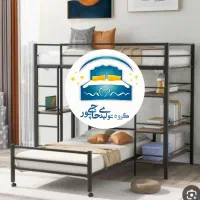 تخت خواب دو طبقه حاجی پور(تختخواب۲دونفره)تشک ایران